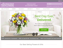 Tablet Screenshot of hialeahflowersflorida.com